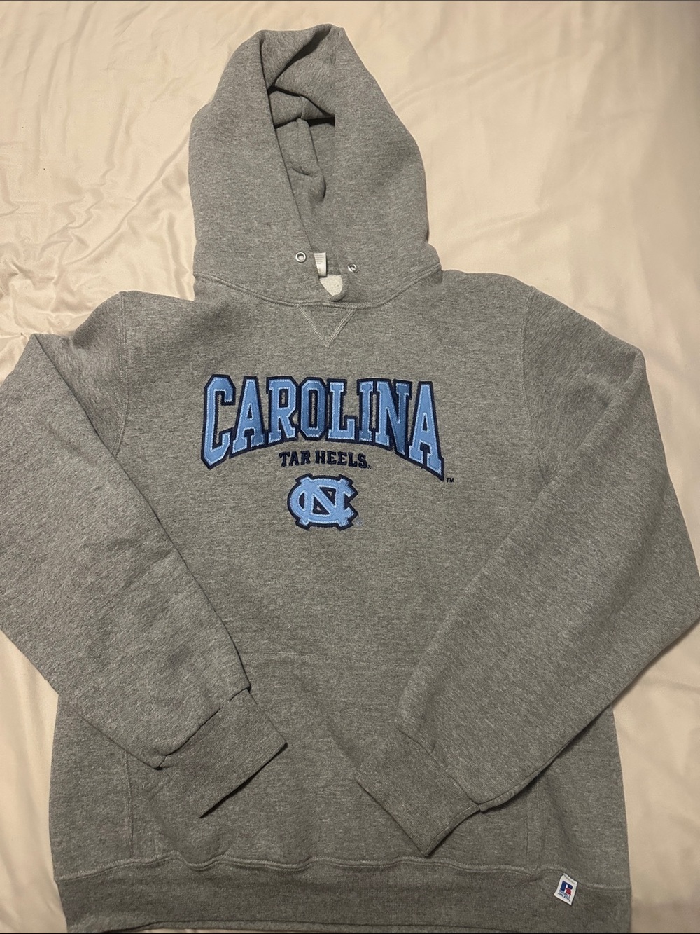 Carolina Tar Heels Gray Pullover Hoodie Sweatshirt